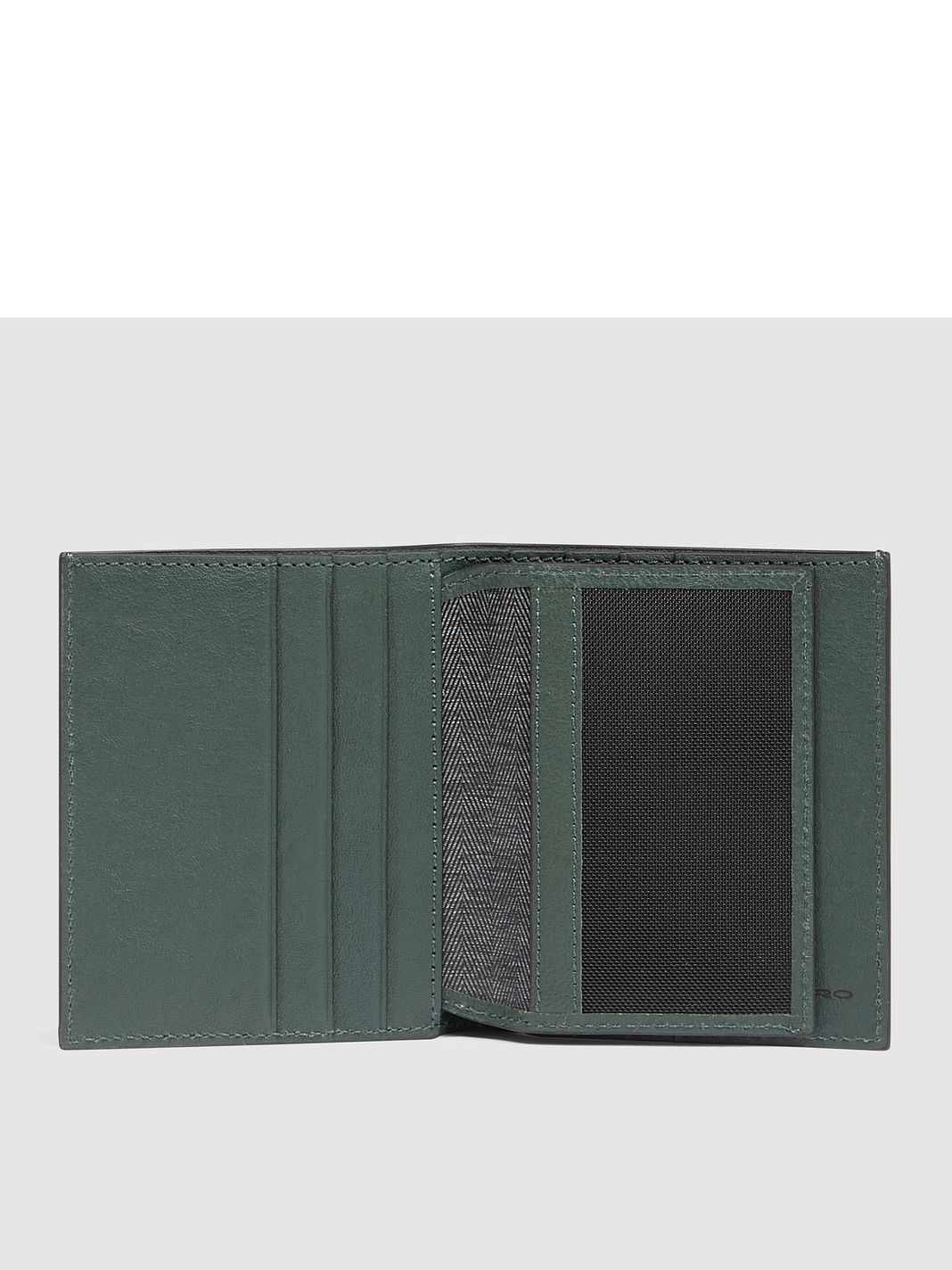 Piquadro Black Square Custodia per carta di credito Protezione RFID Vera Pelle 9 cm Piquadro Black Square Custodia per carta di credito Protezione RFID Vera Pelle 9 cm