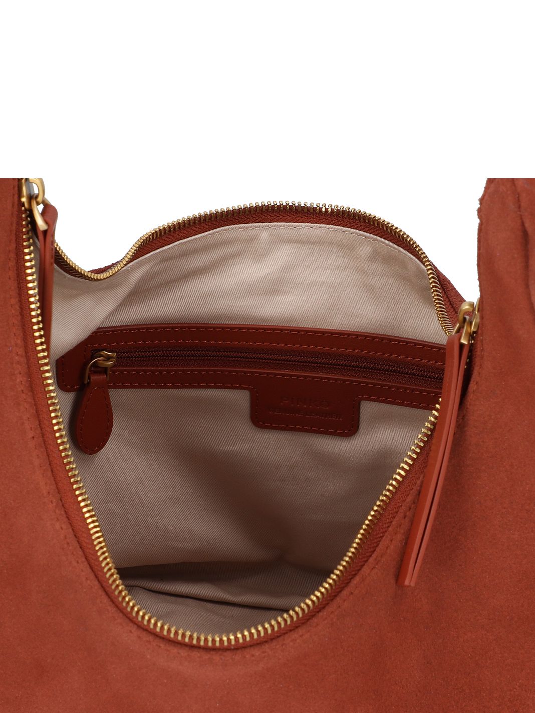 PINKO Slouchy Borsa a spalla Vera Pelle 40 cm PINKO Slouchy Borsa a spalla Vera Pelle 40 cm