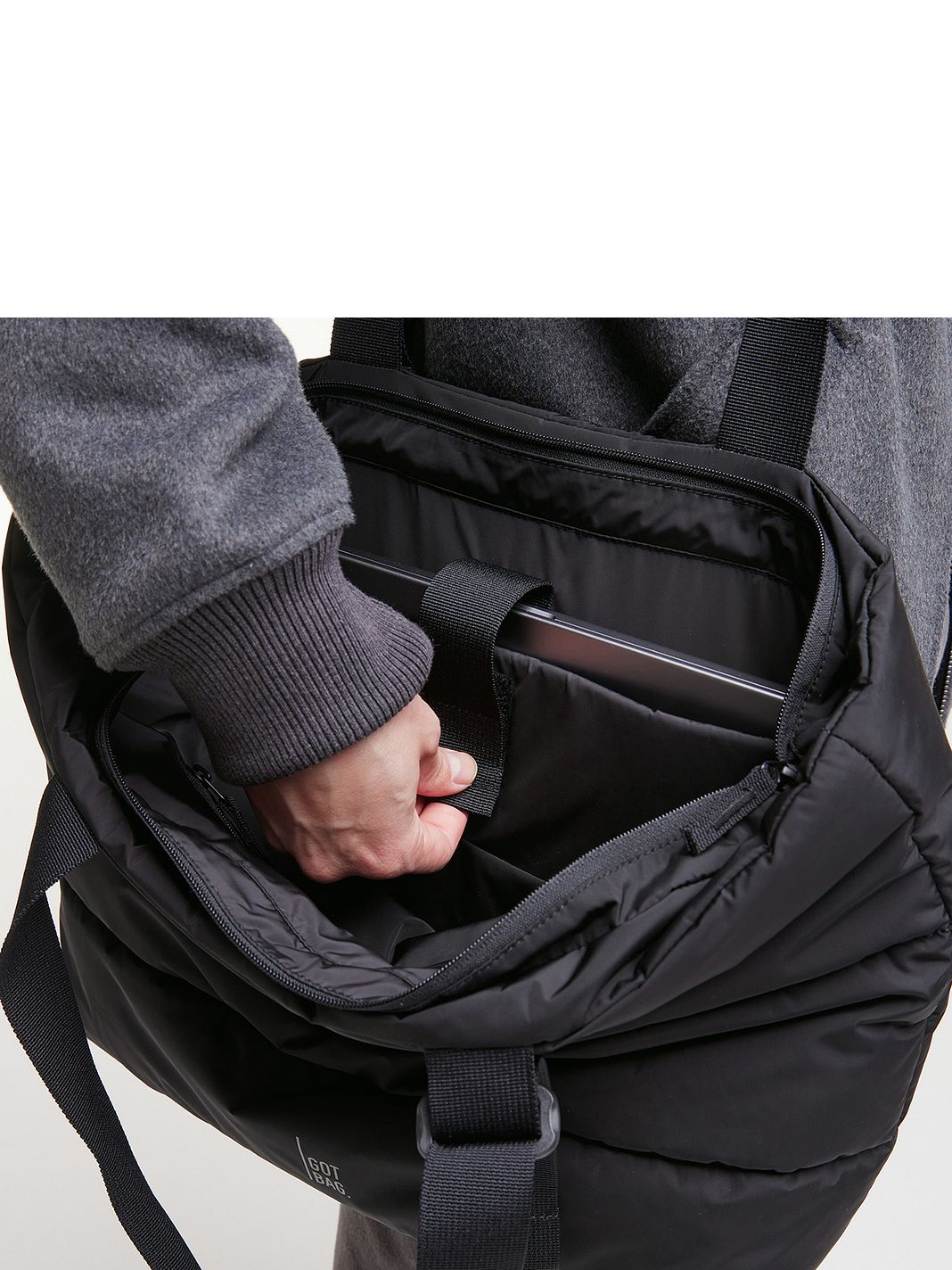Got Bag Puffer Borsa shopper 51 cm Vano porta PC
