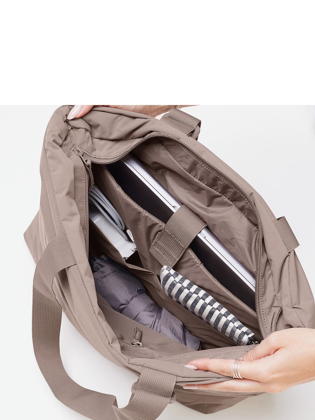 Got Bag Puffer Borsa shopper 51 cm Vano porta PC Got Bag Puffer Borsa shopper 51 cm Vano porta PC