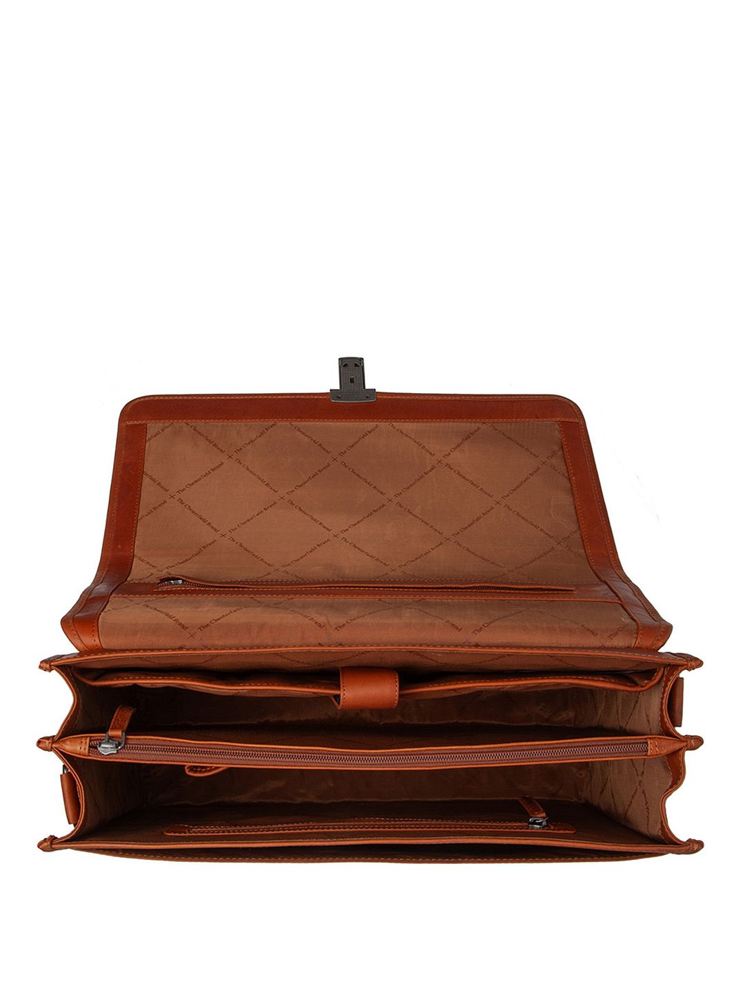 The Chesterfield Brand Glenwood Cartella Messenger Vera Pelle 42 cm Vano porta PC The Chesterfield Brand Glenwood Cartella Messenger Vera Pelle 42 cm Vano porta PC