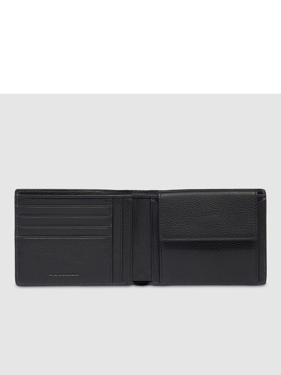 Piquadro Than Portafoglio Protezione RFID Vera Pelle 12.5 cm Piquadro Than Portafoglio Protezione RFID Vera Pelle 12.5 cm