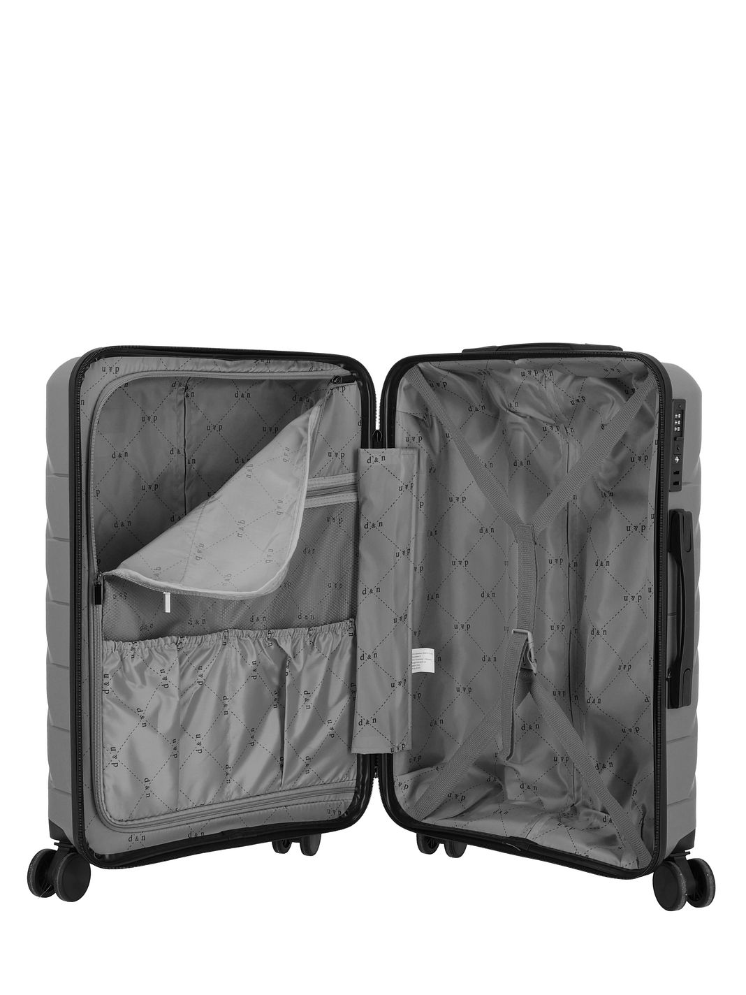 d & n Travel Line 4100 4 ruote Set di valigie 3 pezzi d & n Travel Line 4100 4 ruote Set di valigie 3 pezzi