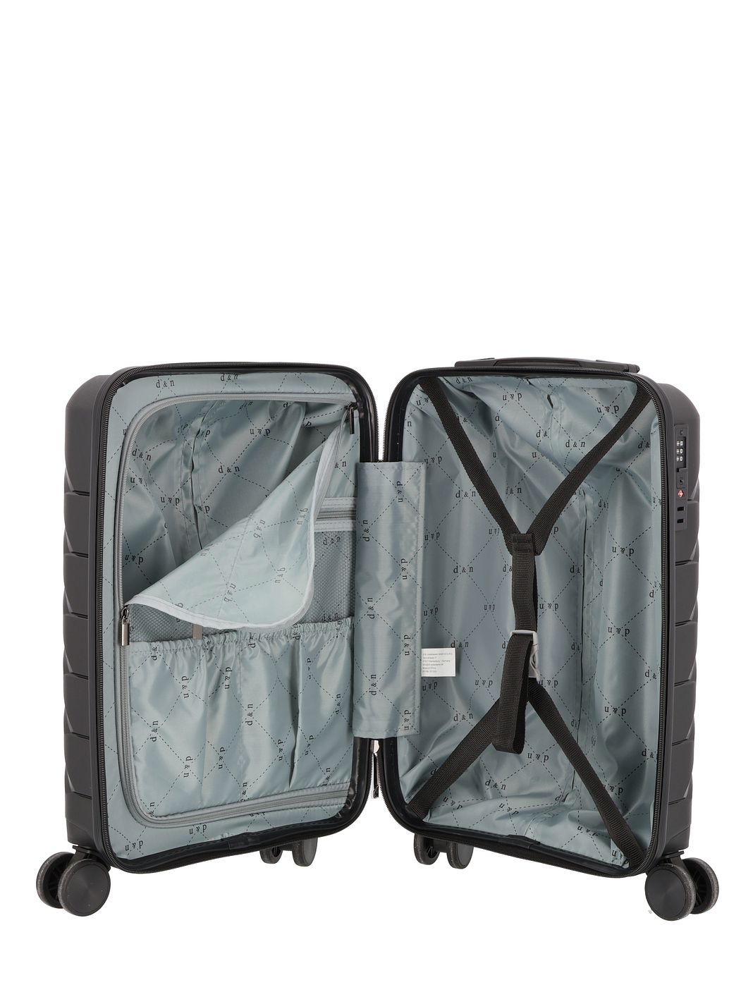 d & n Travel Line 4100 4 ruote Trolley cabina S 53 cm d & n Travel Line 4100 4 ruote Trolley cabina S 53 cm
