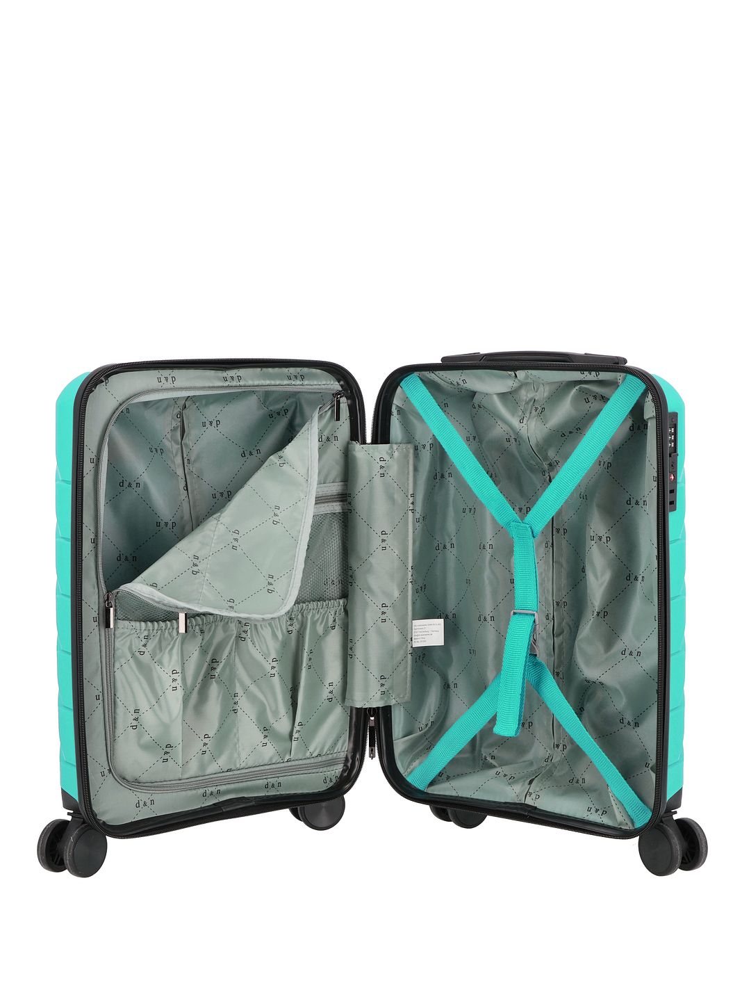 d & n Travel Line 4100 4 ruote Trolley cabina S 53 cm d & n Travel Line 4100 4 ruote Trolley cabina S 53 cm