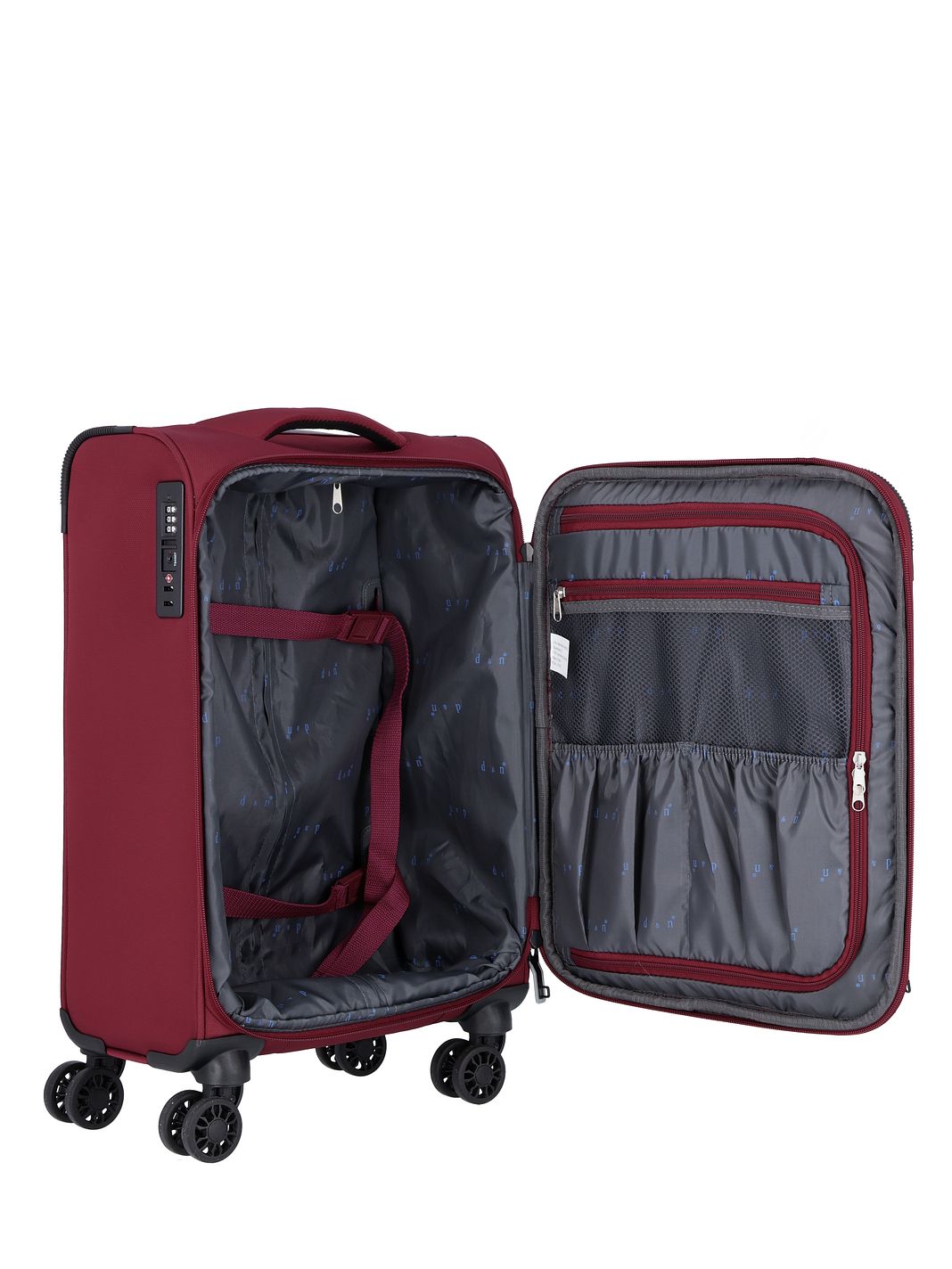 d & n Travel Line 9504 4 ruote Trolley cabina S 55 cm