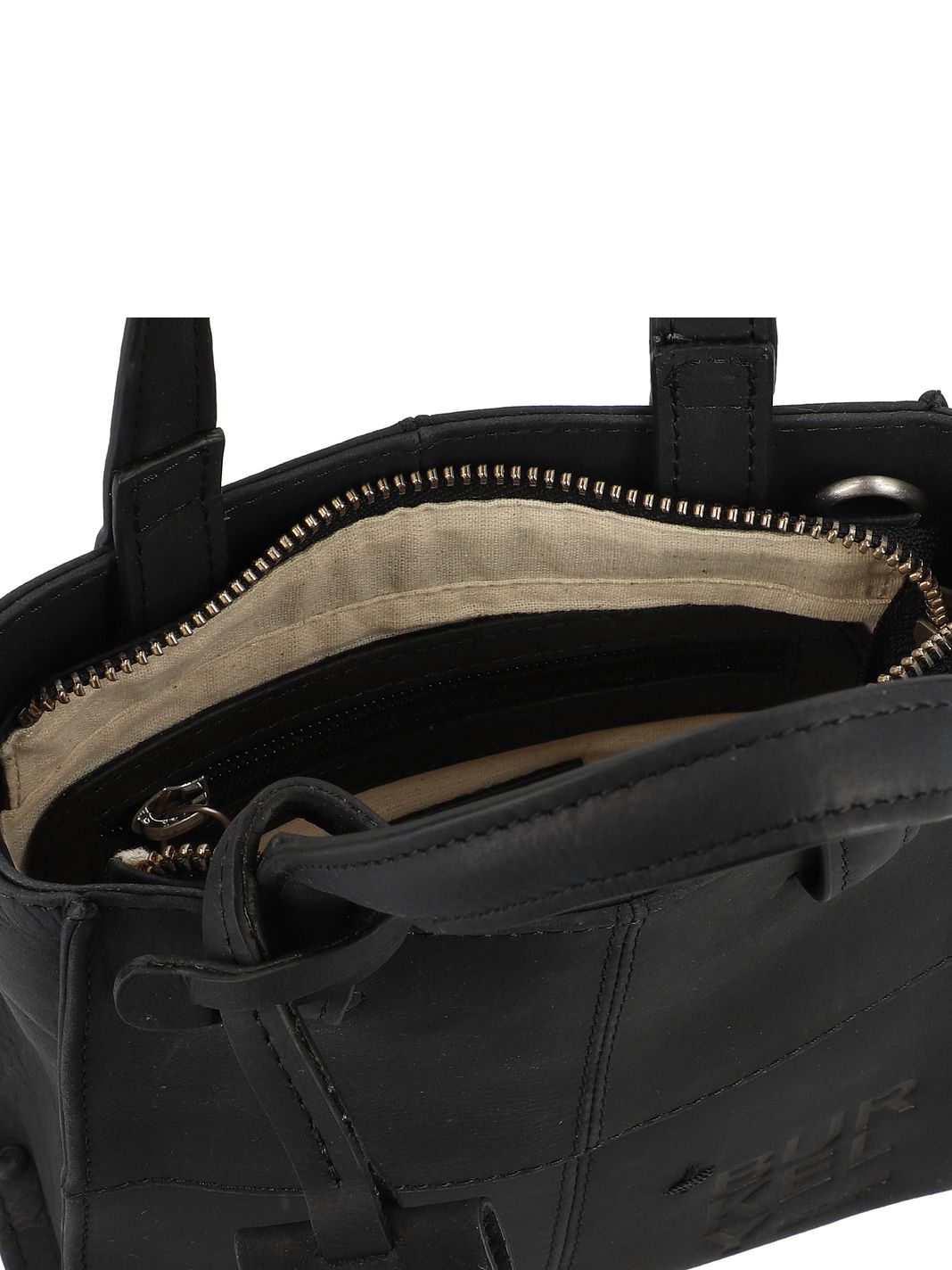 Burkely Rogue Robyn Mini borsa a mano Vera Pelle 17 cm