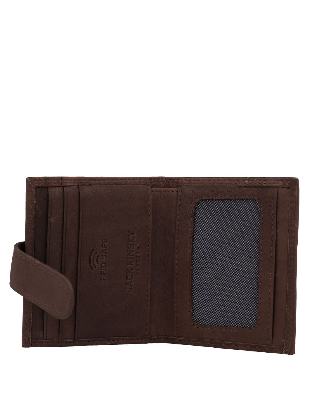 Jack Kinsky Aruba Portafoglio Protezione RFID Vera Pelle 10 cm Jack Kinsky Aruba Portafoglio Protezione RFID Vera Pelle 10 cm
