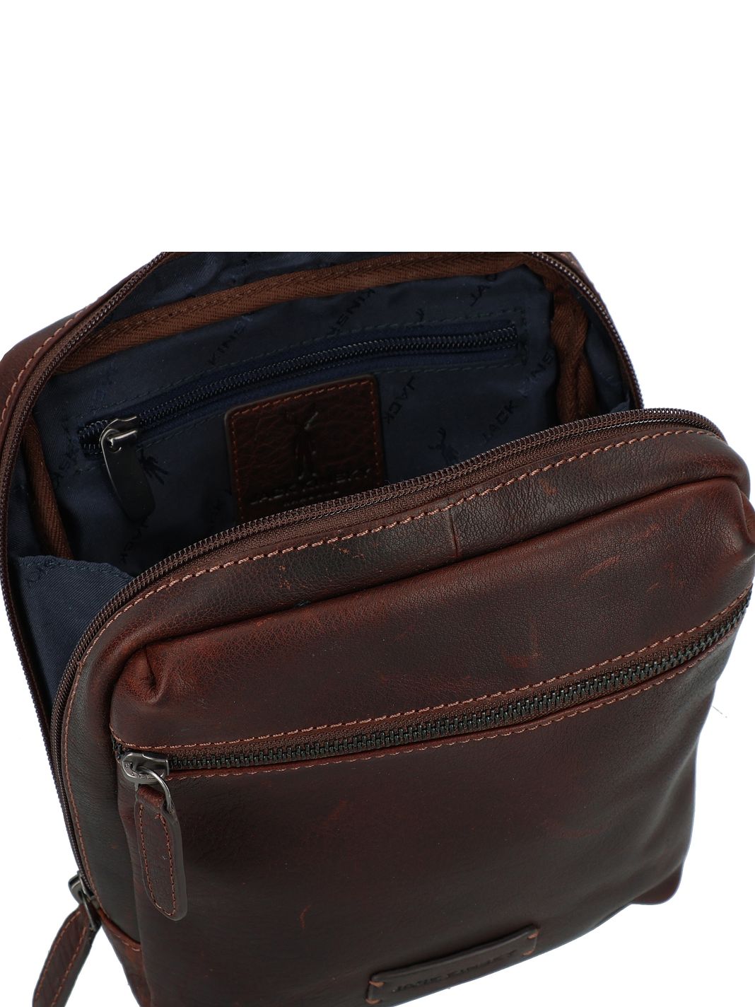 Jack Kinsky Porto Borsa a tracolla Vera Pelle 20 cm Jack Kinsky Porto Borsa a tracolla Vera Pelle 20 cm