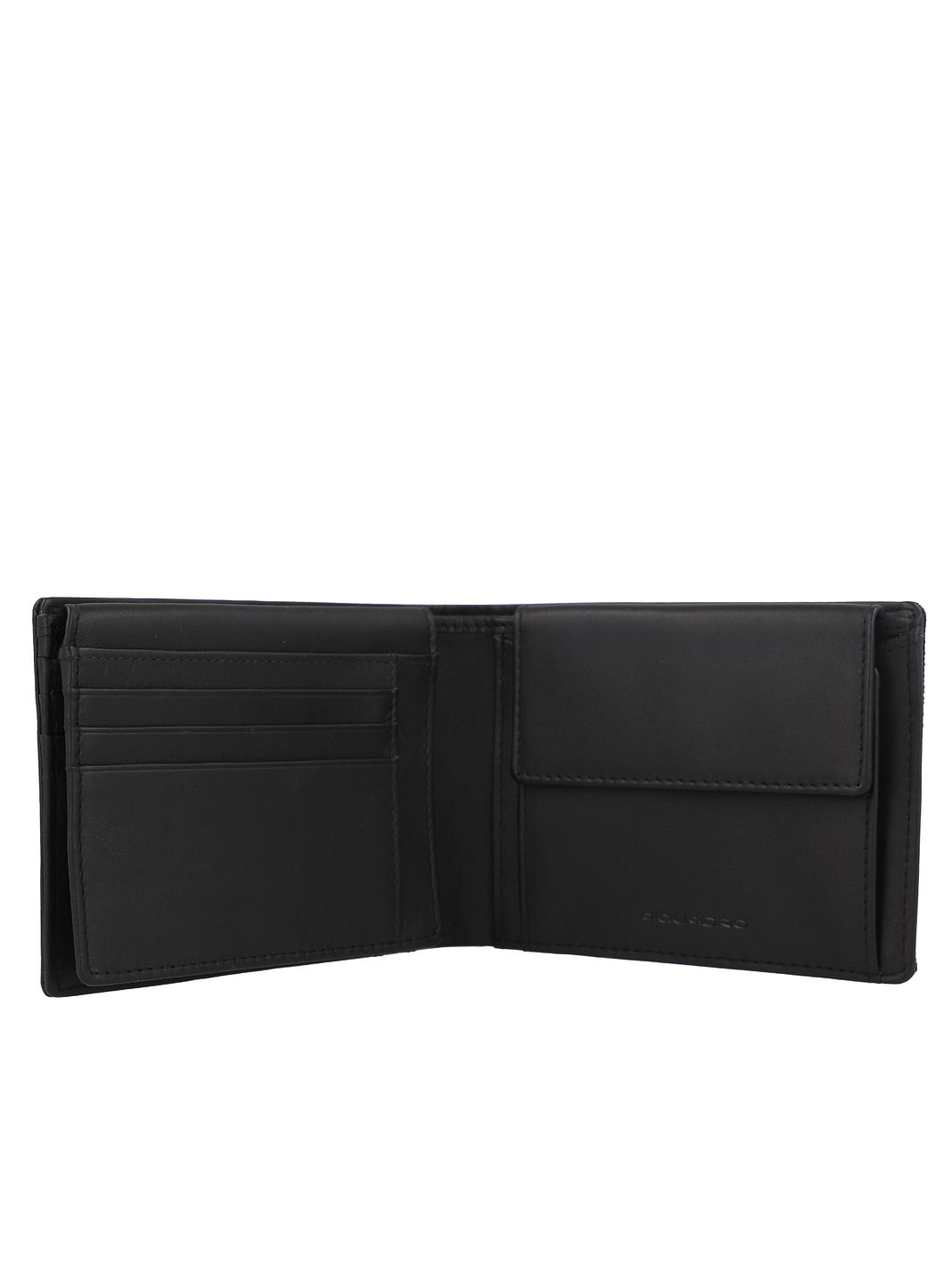 Piquadro Woody Portafoglio Protezione RFID Vera Pelle 13 cm Piquadro Woody Portafoglio Protezione RFID Vera Pelle 13 cm
