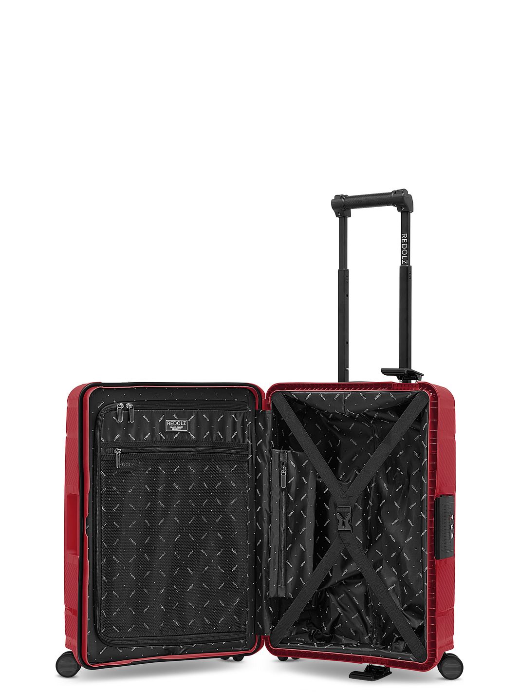 Redolz Essentials 15 Trolley cabina a 4 ruote da 55 cm con chiusura a tre punti Redolz Essentials 15 Trolley cabina a 4 ruote da 55 cm con chiusura a tre punti