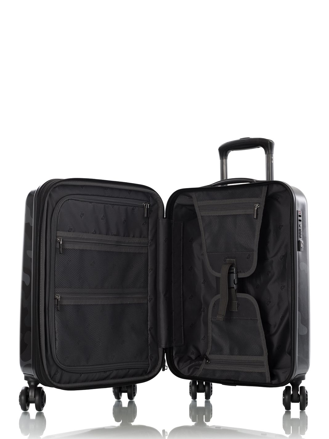 Heys Black Camo 4 ruote Trolley cabina S 53 cm espandibile