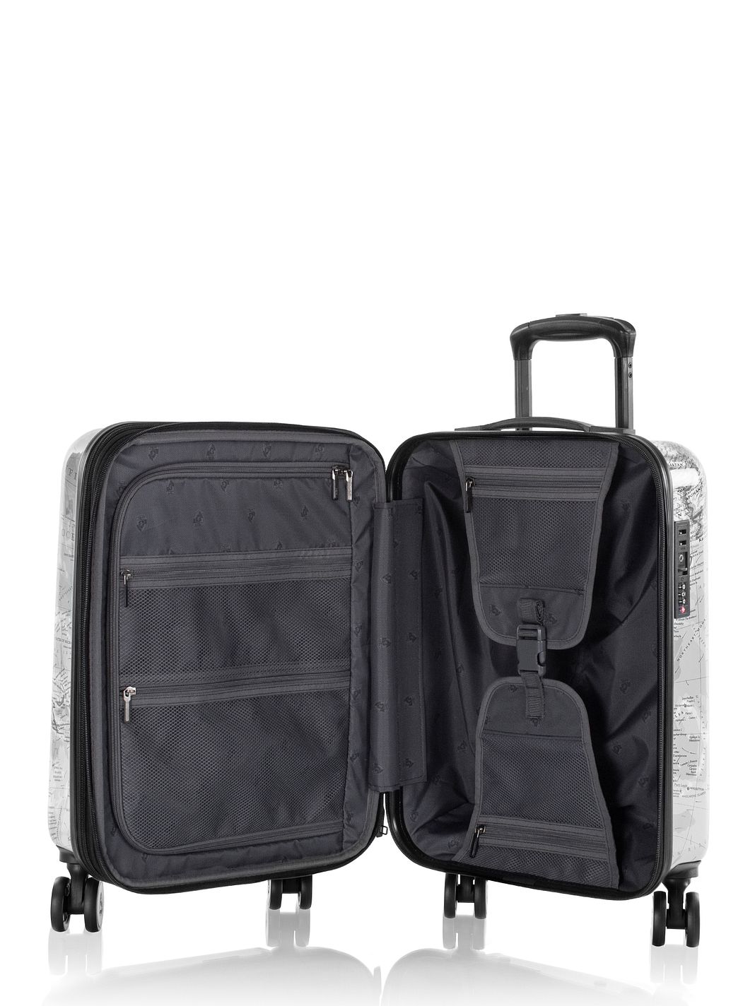 Heys Black Camo 4 ruote Trolley cabina S 53 cm espandibile