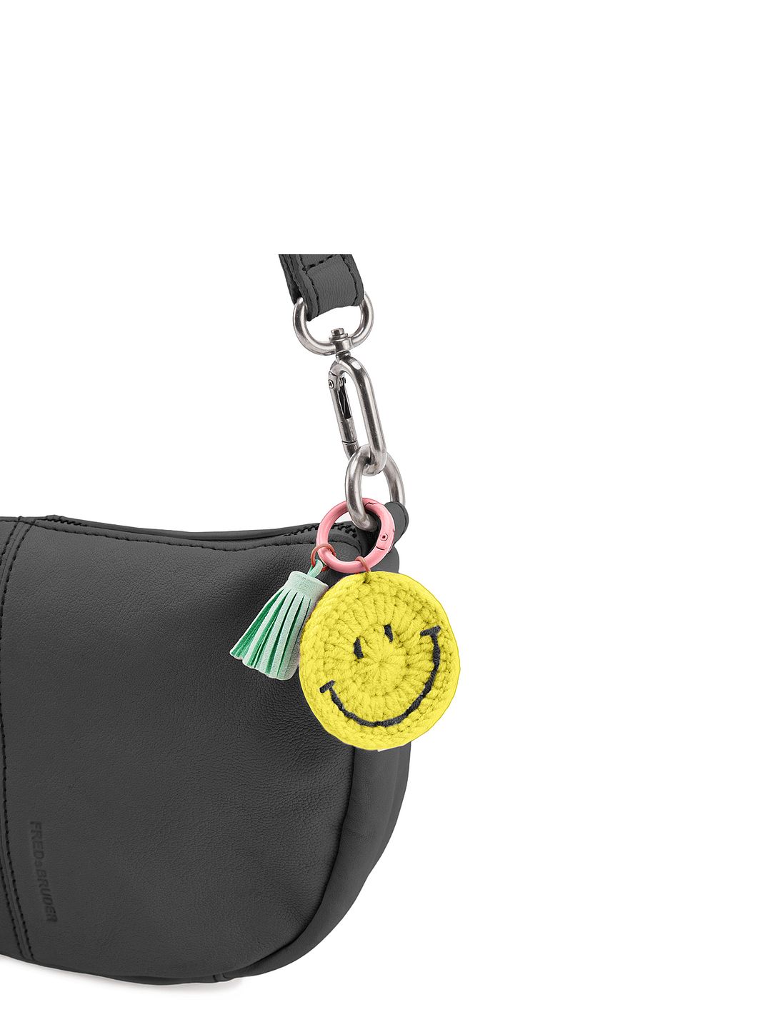 FredsBruder Take A Smile Borsa a tracolla Vera Pelle 24 cm FredsBruder Take A Smile Borsa a tracolla Vera Pelle 24 cm