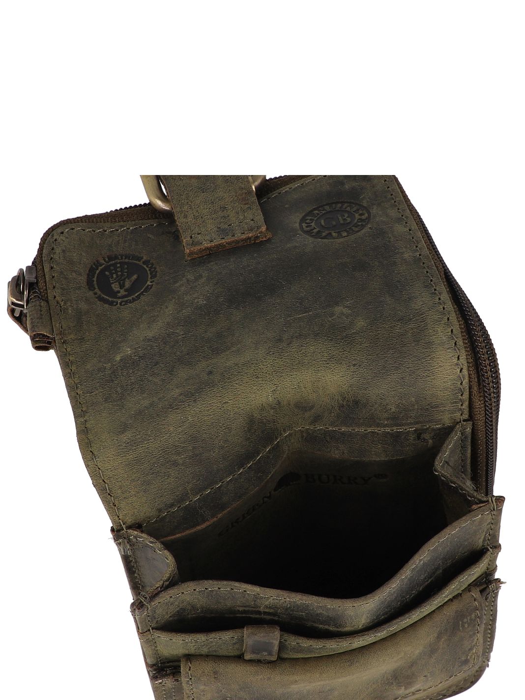 Greenburry Vintage Bæltetaske Læder 13.5 cm