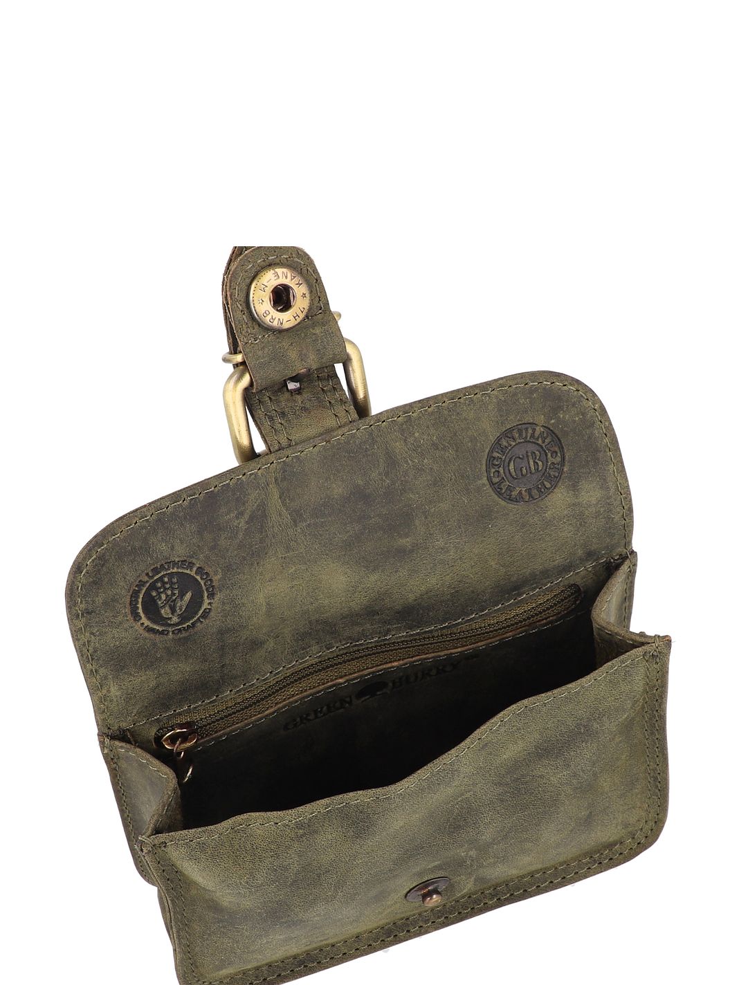 Greenburry Vintage Marsupio Vera Pelle 13 cm Greenburry Vintage Marsupio Vera Pelle 13 cm