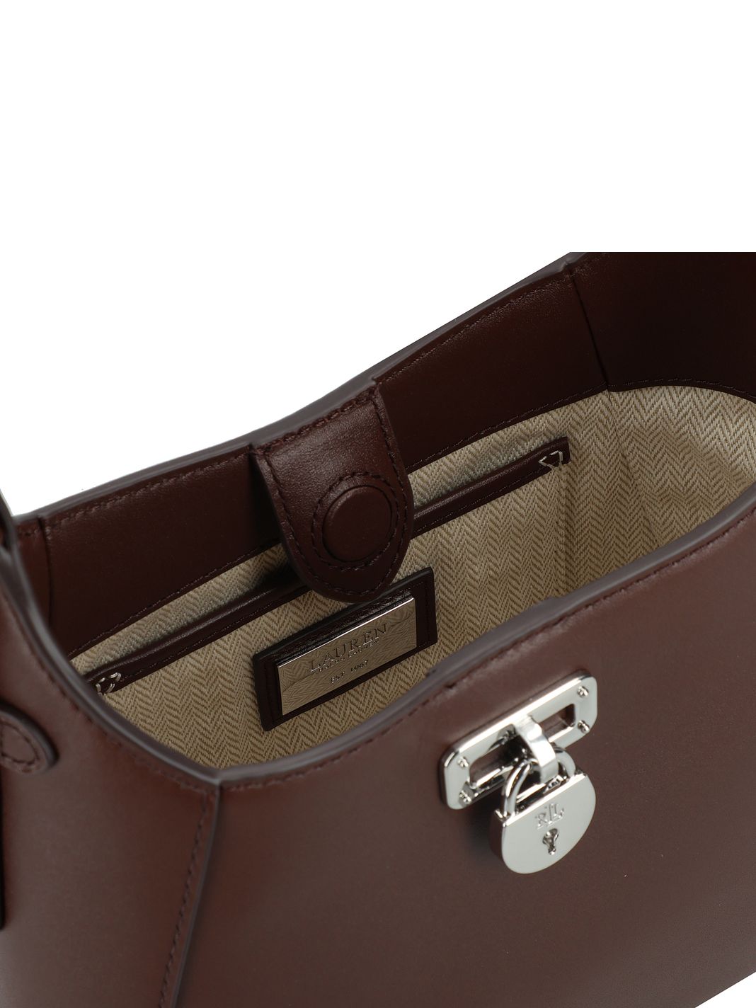 Lauren Ralph Lauren Tanner Mini Borsa Borsa a tracolla Vera Pelle 16 cm Lauren Ralph Lauren Tanner Mini Borsa Borsa a tracolla Vera Pelle 16 cm