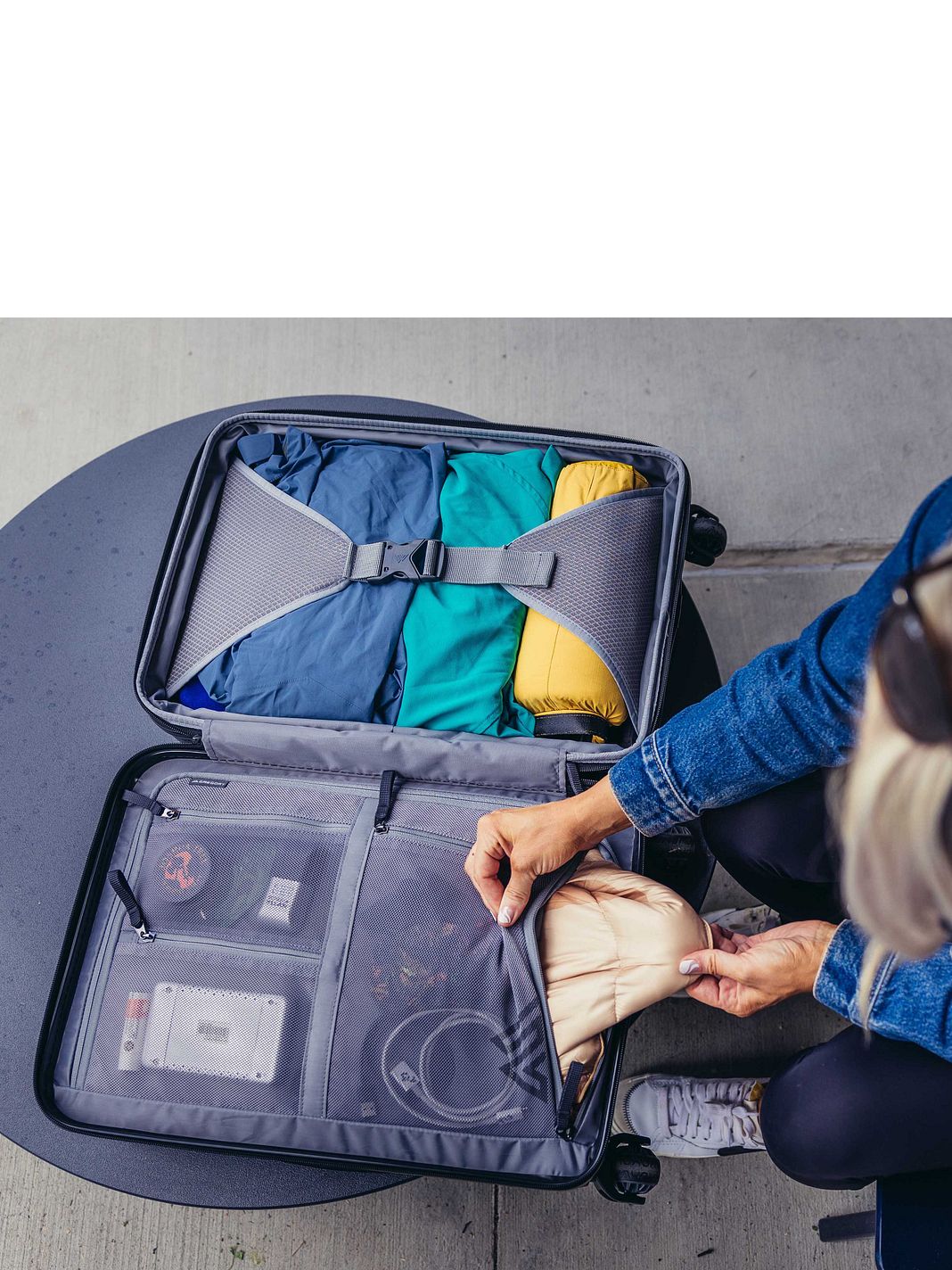 Gregory Quadro Pro 4 ruedas Maleta de cabina 55 cm Con asa expansible