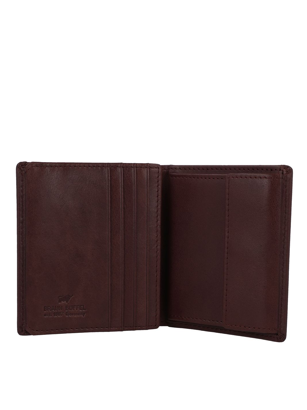 Braun Büffel Arezzo Portafoglio Protezione RFID Vera Pelle 9.5 cm Braun Büffel Arezzo Portafoglio Protezione RFID Vera Pelle 9.5 cm