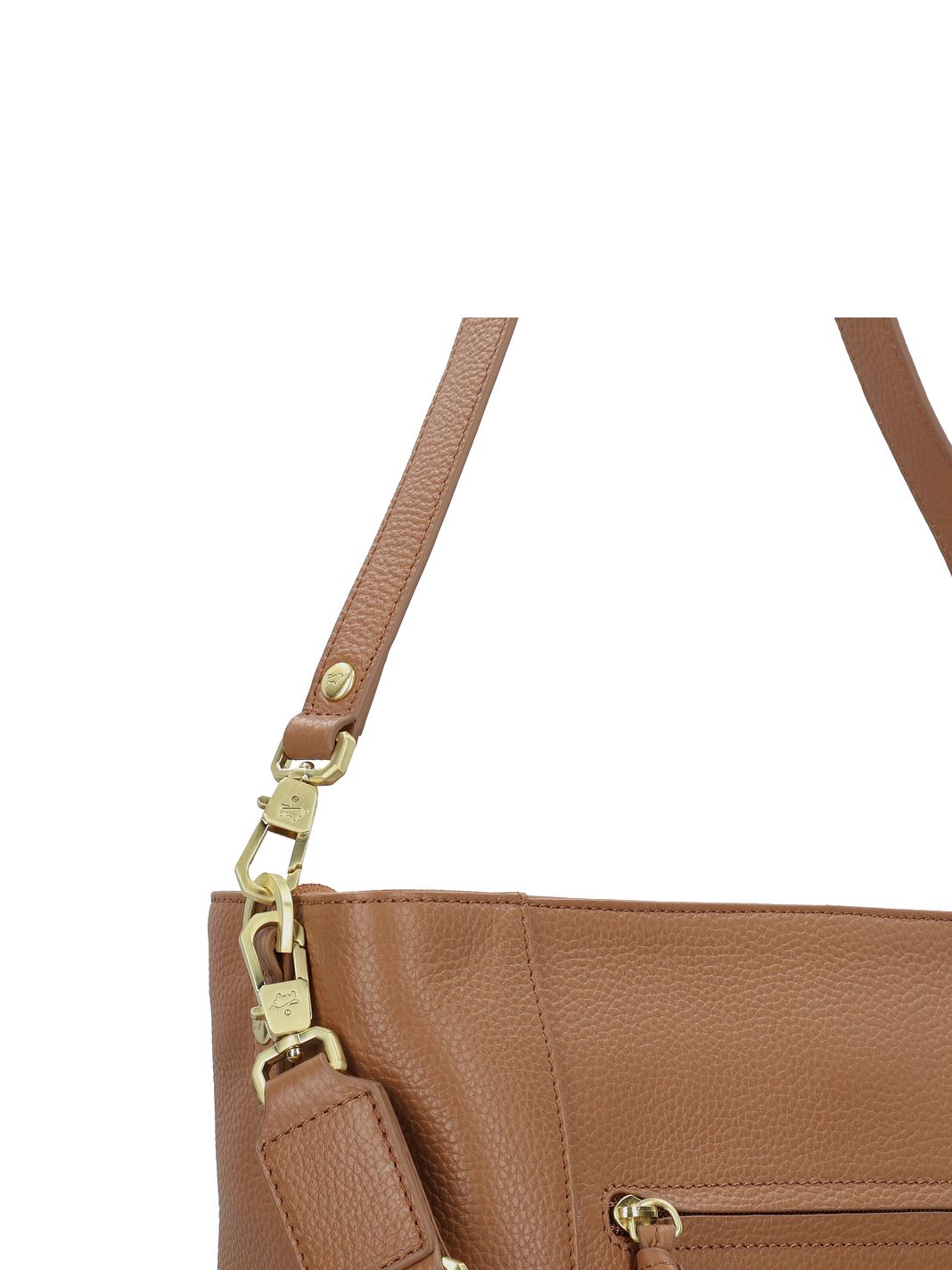 Braun Büffel Hanna Borsa a spalla Vera Pelle 34 cm Vano porta PC