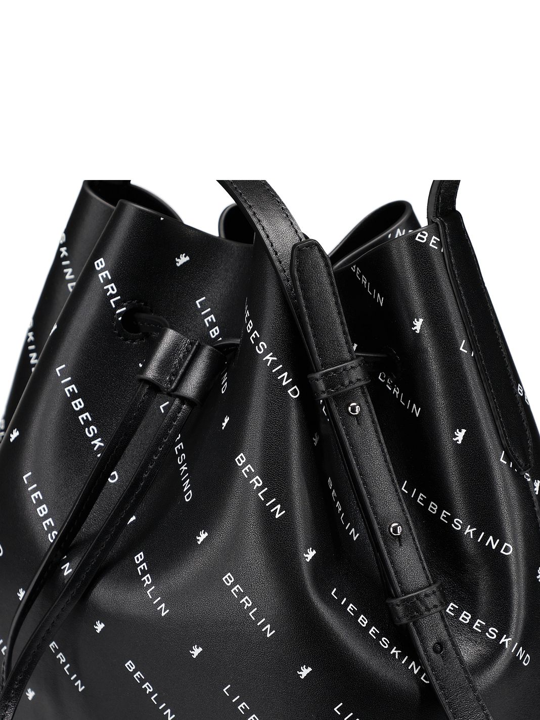 Liebeskind Monogram Borsa a sacco Vera Pelle 40 cm Liebeskind Monogram Borsa a sacco Vera Pelle 40 cm