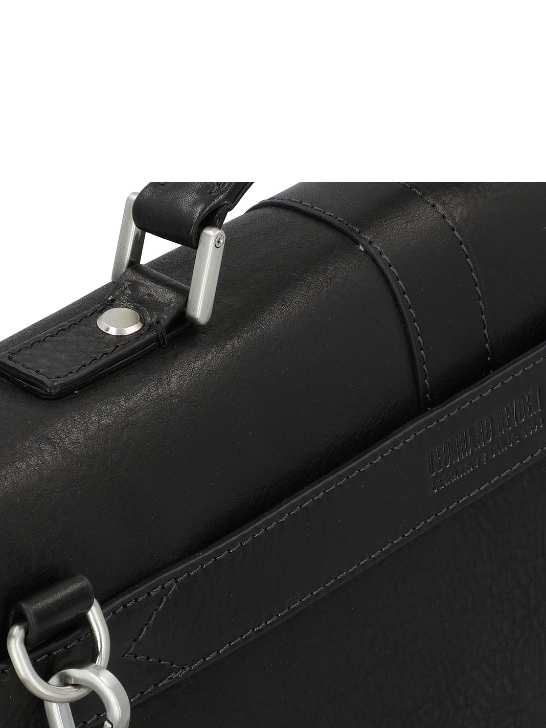 Leonhard Heyden Bergamo Valigetta Vera Pelle 38 cm Vano porta PC Leonhard Heyden Bergamo Valigetta Vera Pelle 38 cm Vano porta PC