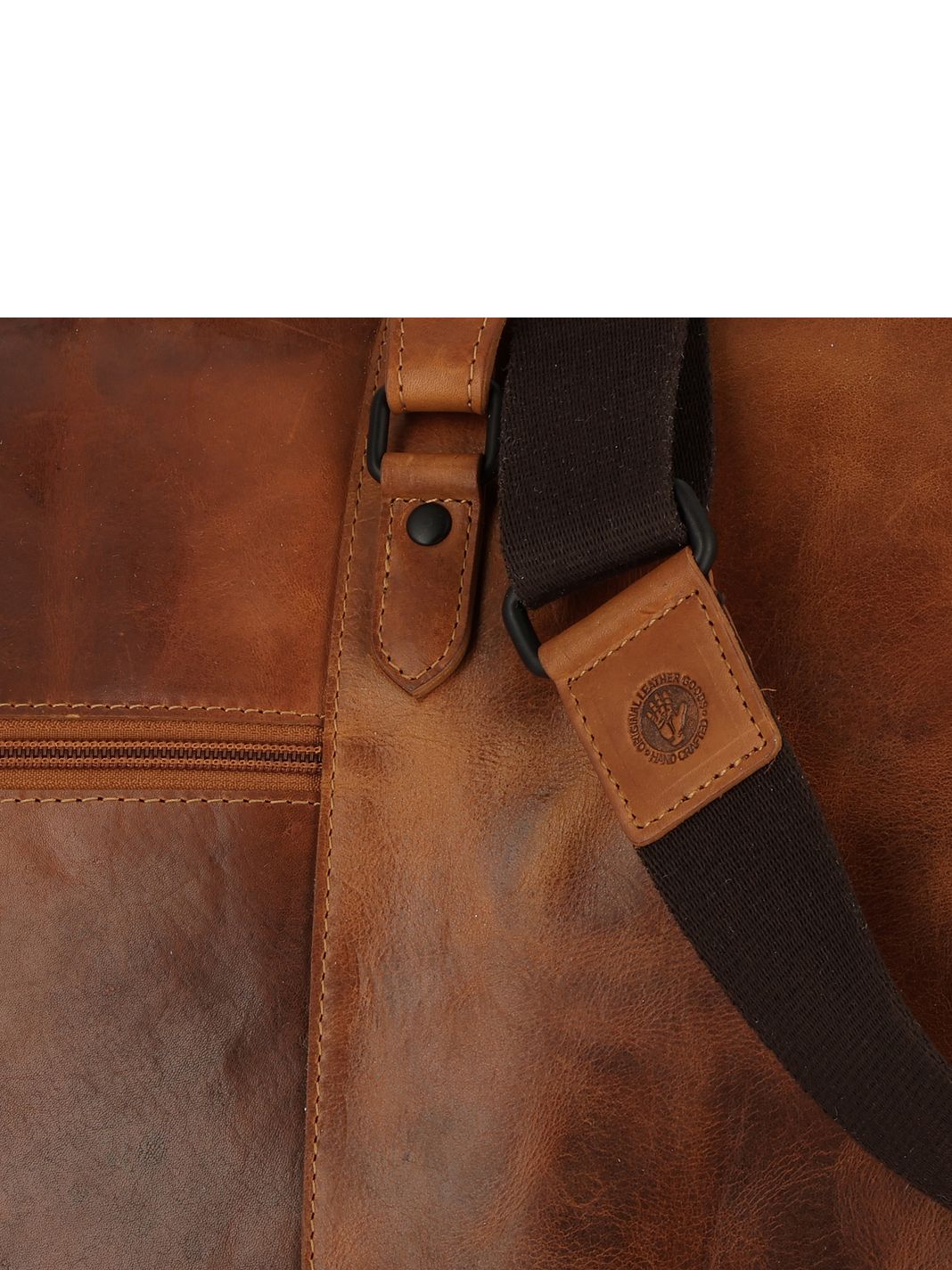 Greenburry Newport Bolsa de viaje fin de semana Piel natural 54 cm