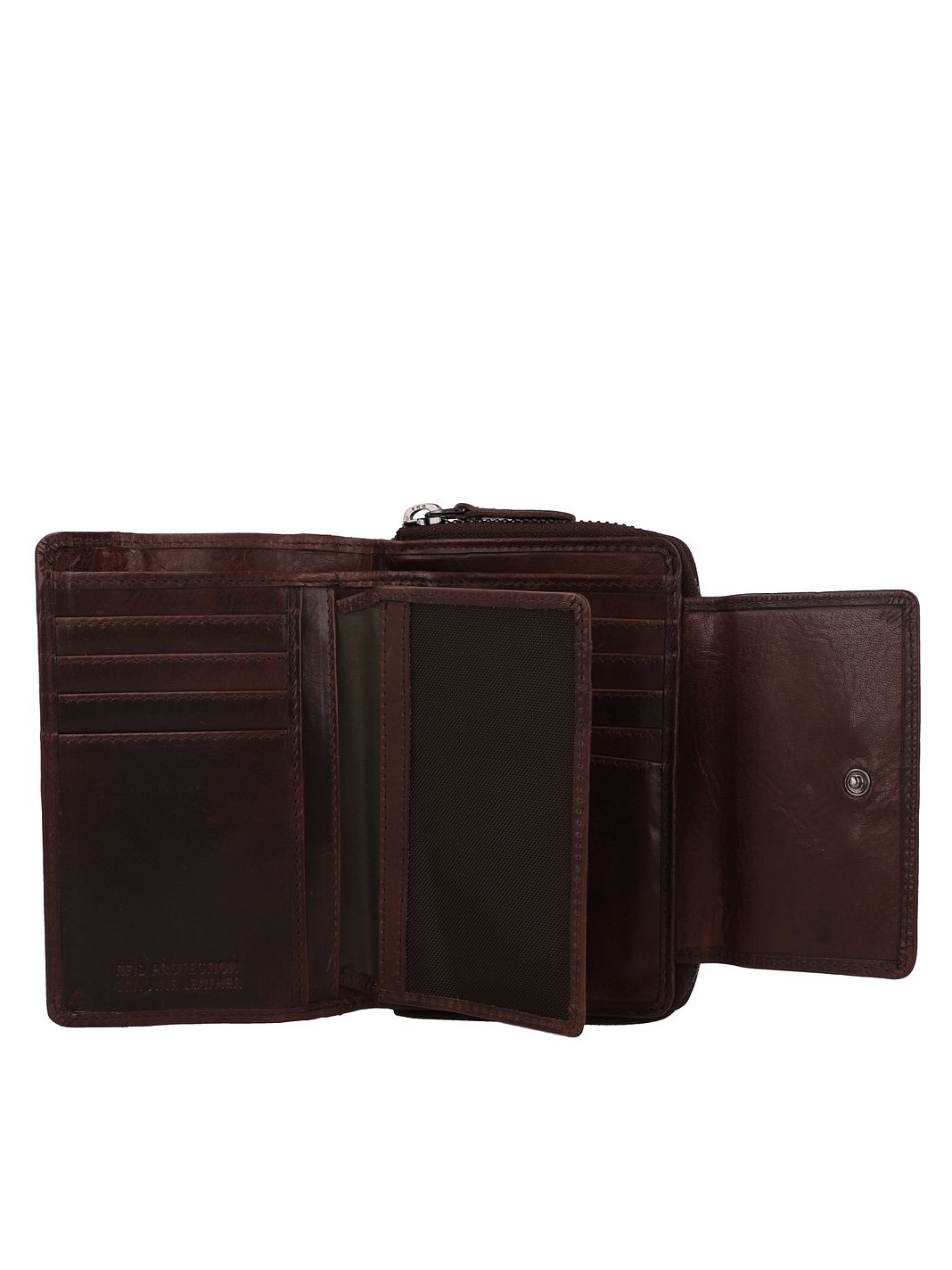 Greenburry Newport Plånbok RFID-skydd Läder 14 cm