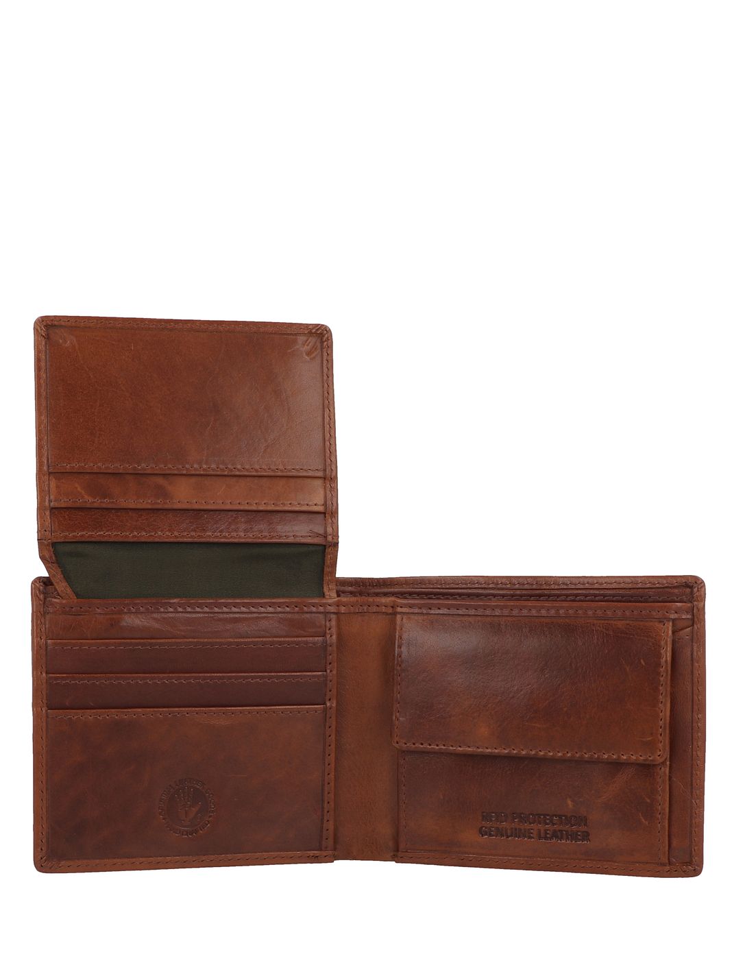 Greenburry Newport Plånbok RFID-skydd Läder 11 cm
