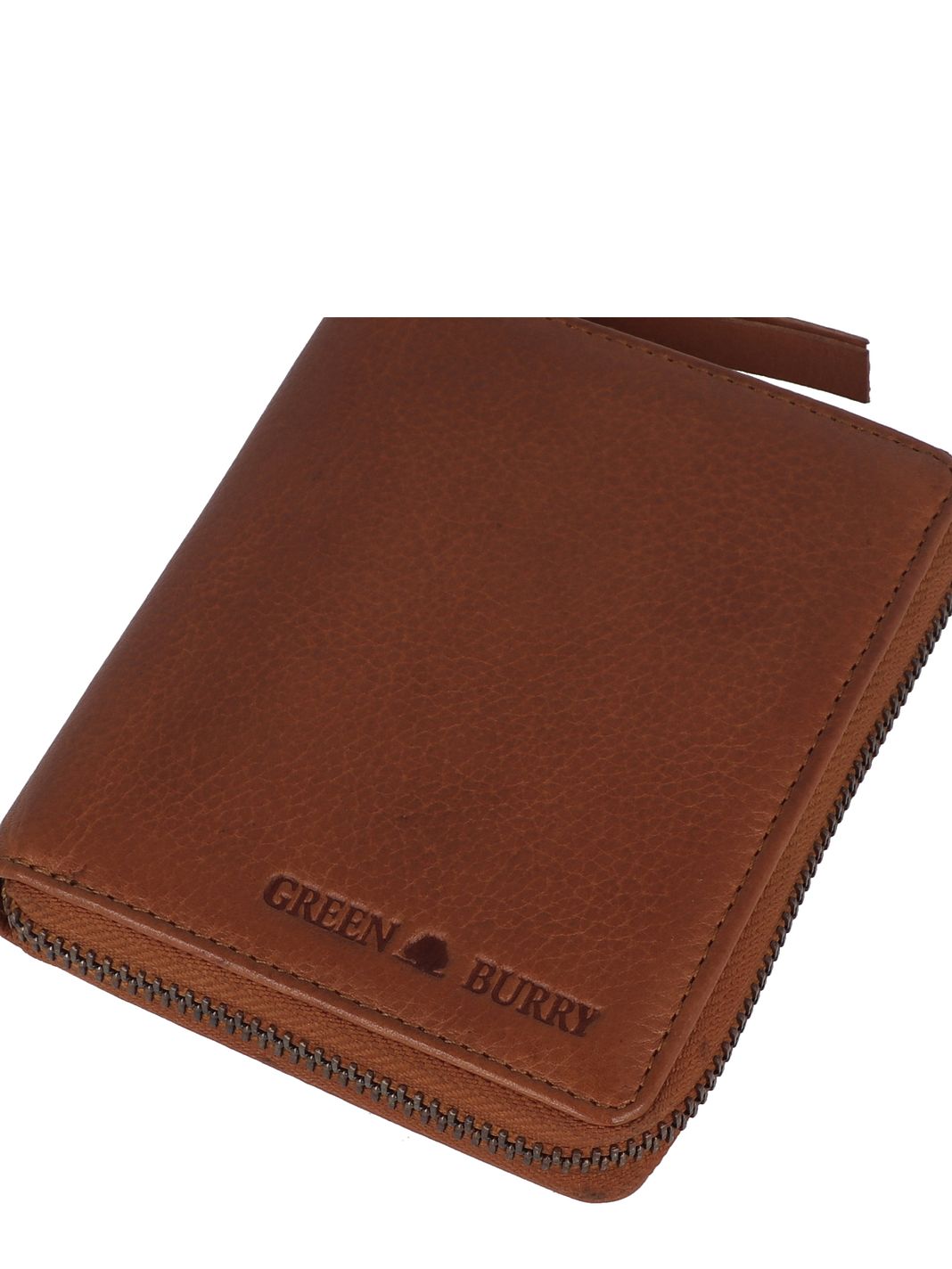 Greenburry Colombiana Portafoglio Protezione RFID Vera Pelle 12.5 cm