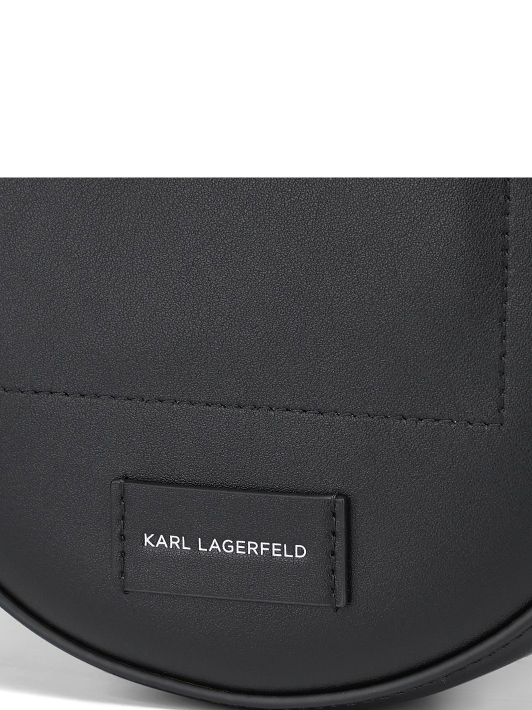 Karl Lagerfeld Circle Borsa a tracolla Vera Pelle 19 cm