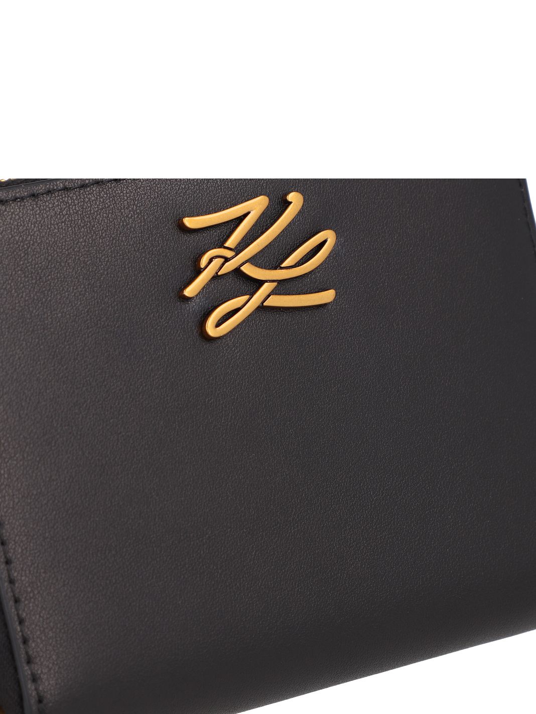 Karl Lagerfeld Autograph Portafoglio Vera Pelle 13 cm Karl Lagerfeld Autograph Portafoglio Vera Pelle 13 cm