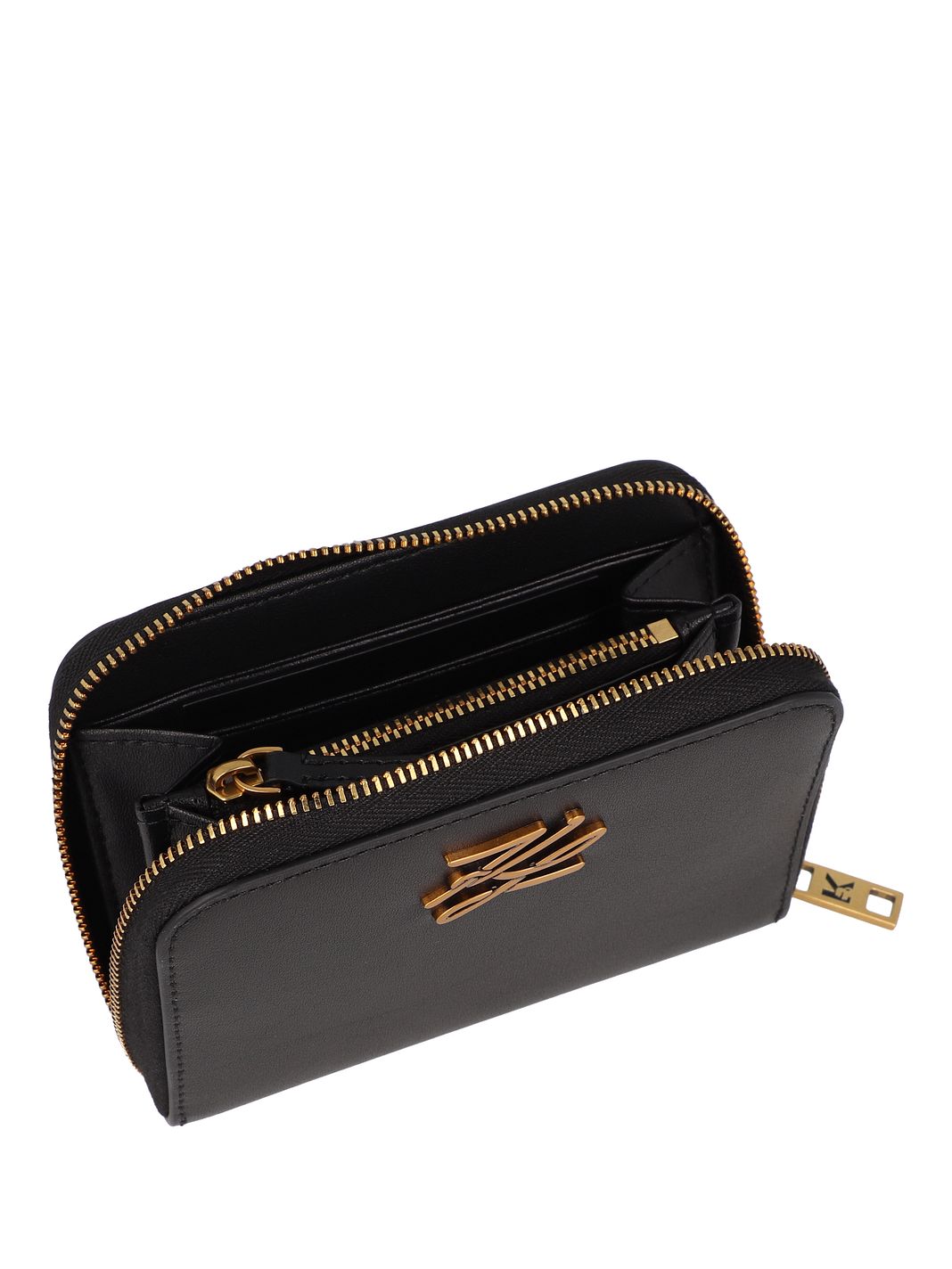 Karl Lagerfeld Autograph Portafoglio Vera Pelle 13 cm Karl Lagerfeld Autograph Portafoglio Vera Pelle 13 cm