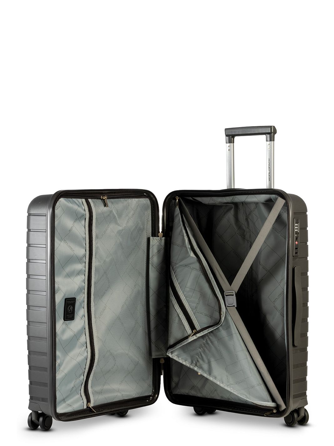 Worldpack Portland 4 ruote Set di valigie 3 pezzi Worldpack Portland 4 ruote Set di valigie 3 pezzi