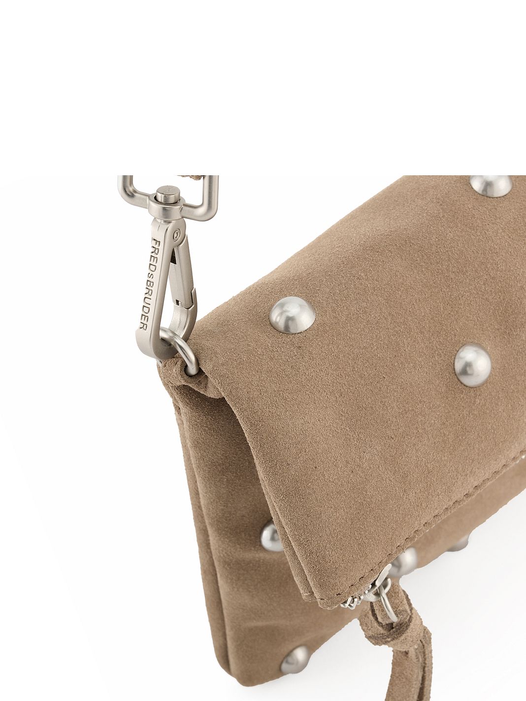 FredsBruder Endless Beads Pochette Vera Pelle 28 cm
