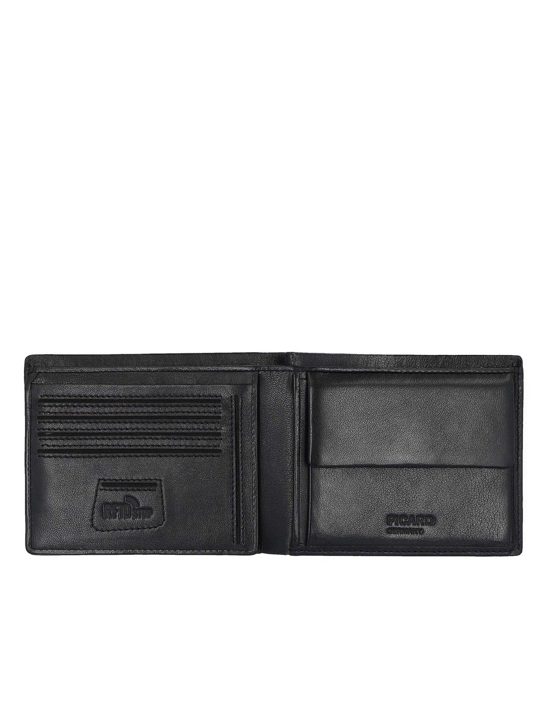 Picard London 1 Portafoglio Protezione RFID Vera Pelle 12 cm Picard London 1 Portafoglio Protezione RFID Vera Pelle 12 cm