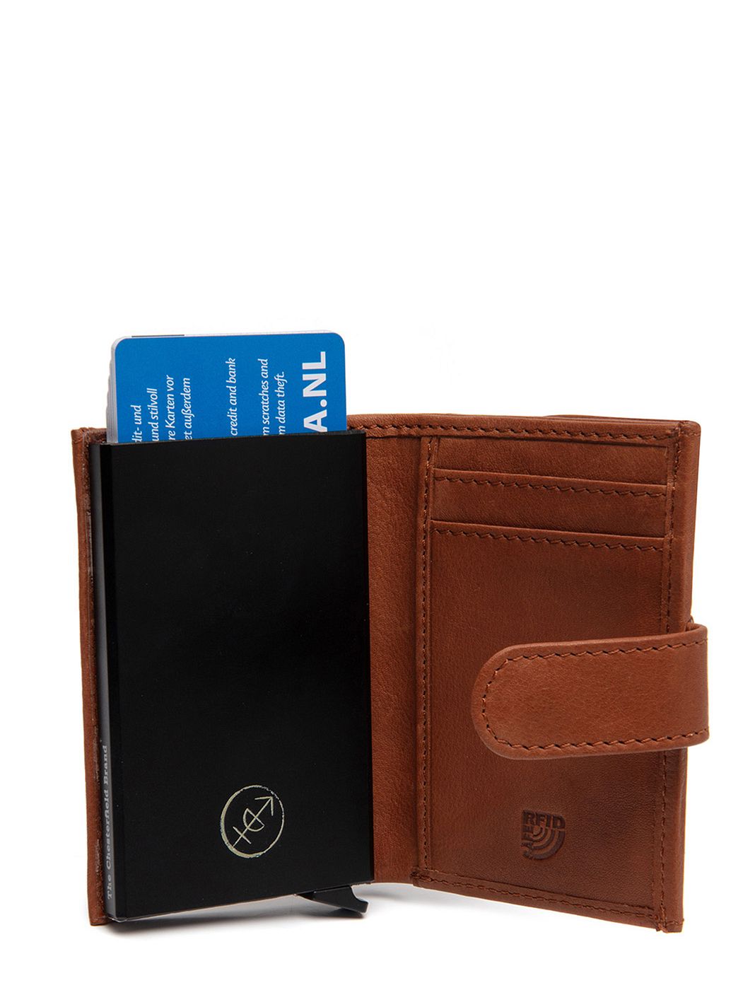 The Chesterfield Brand Torola Portafoglio Protezione RFID Vera Pelle 7.5 cm The Chesterfield Brand Torola Portafoglio Protezione RFID Vera Pelle 7.5 cm