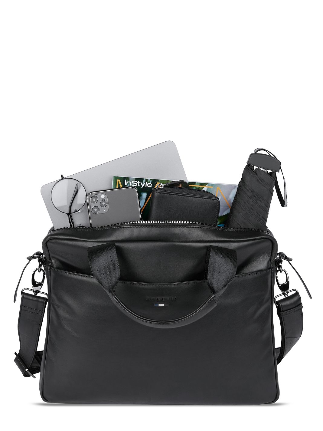 bugatti Romeo Valigetta Vera Pelle 36 cm Vano porta PC bugatti Romeo Valigetta Vera Pelle 36 cm Vano porta PC