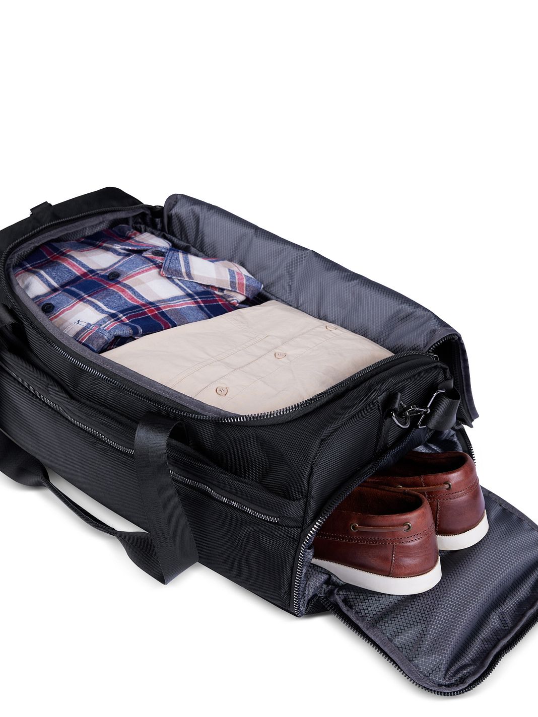 bugatti Nero Borsa da viaggio Weekender 58 cm