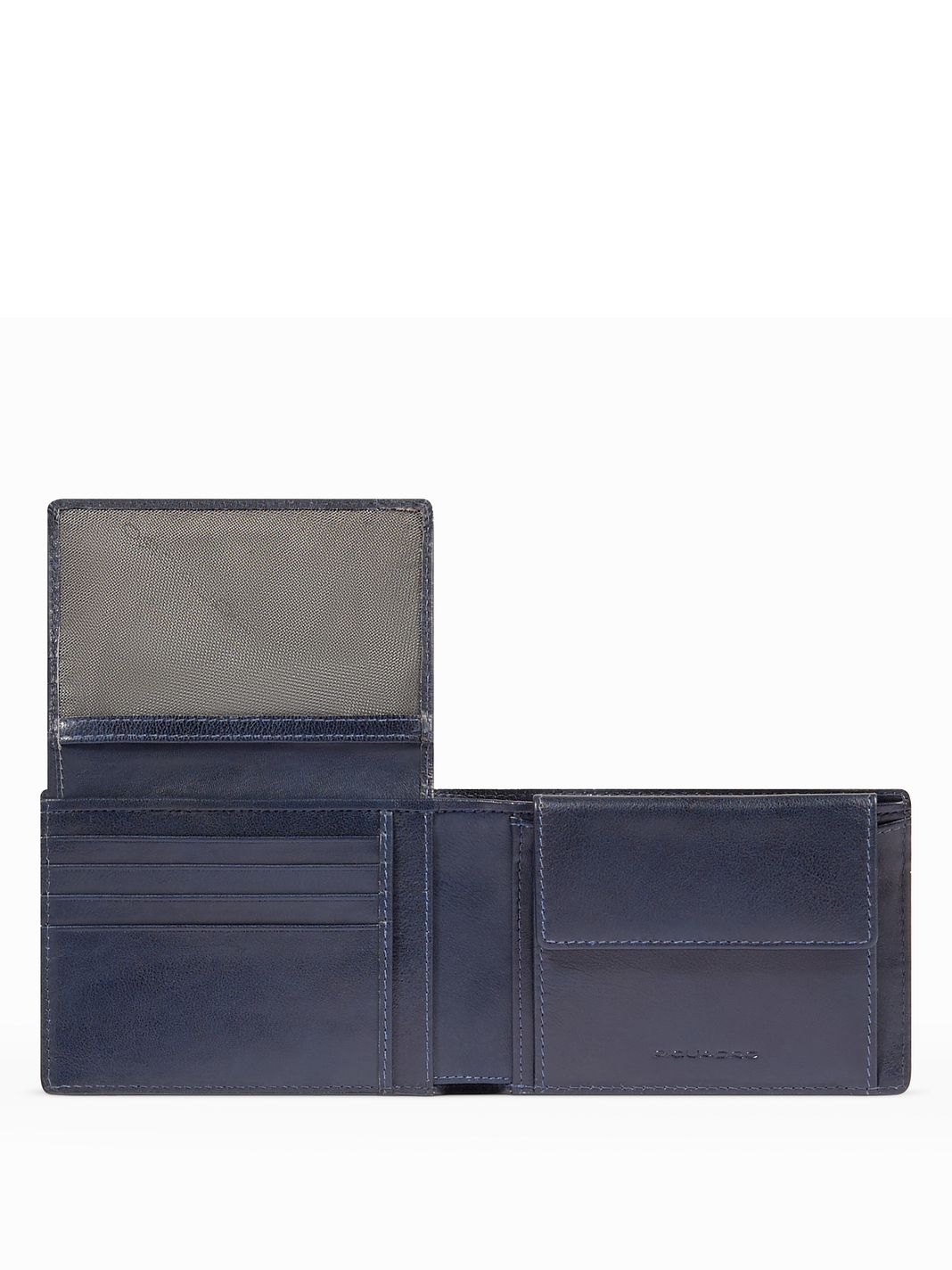 Piquadro Philip Portafoglio Protezione RFID Vera Pelle 12.5 cm Piquadro Philip Portafoglio Protezione RFID Vera Pelle 12.5 cm