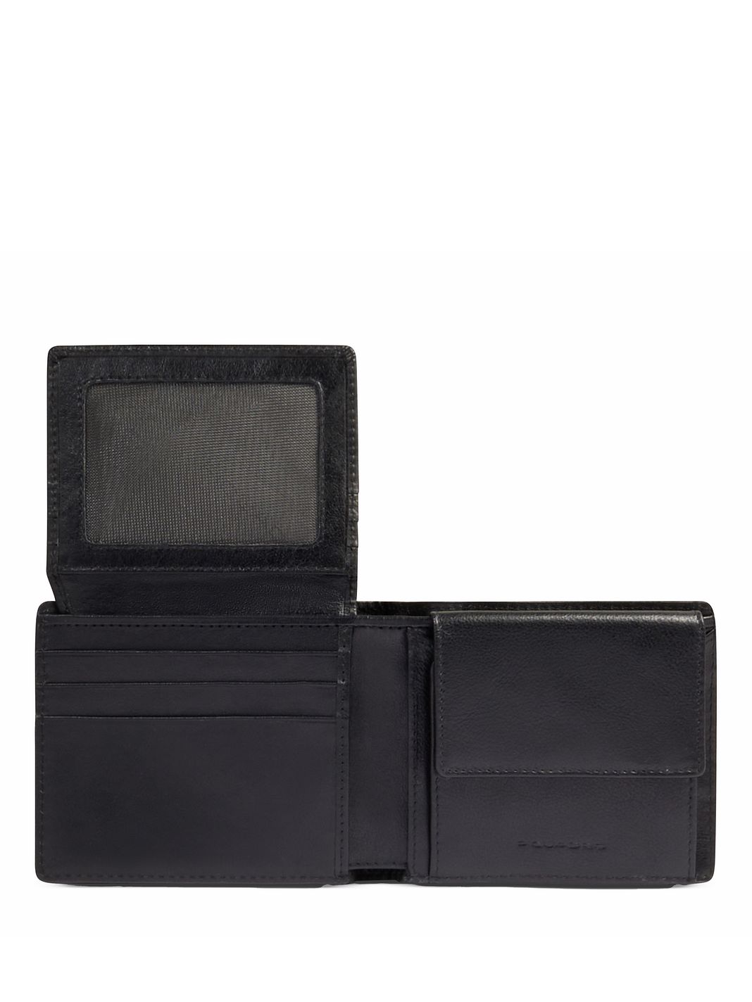 Piquadro Philip Portafoglio Protezione RFID Vera Pelle 11 cm Piquadro Philip Portafoglio Protezione RFID Vera Pelle 11 cm
