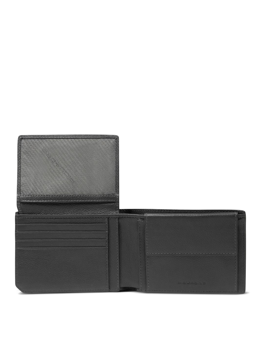 Piquadro Russel Portafoglio Protezione RFID Vera Pelle 13 cm Piquadro Russel Portafoglio Protezione RFID Vera Pelle 13 cm
