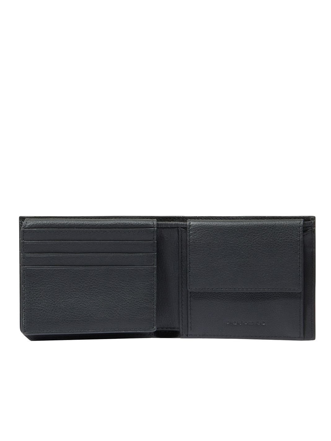 Piquadro Russel Portafoglio Protezione RFID Vera Pelle 10.5 cm Piquadro Russel Portafoglio Protezione RFID Vera Pelle 10.5 cm