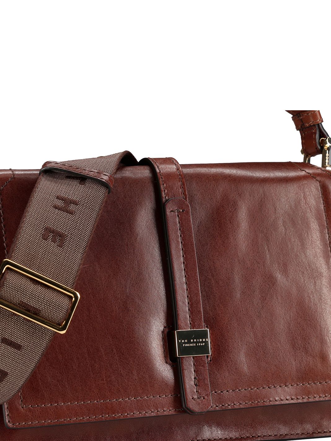 The Bridge Beatrice Bolsa de hombro Piel natural 30 cm