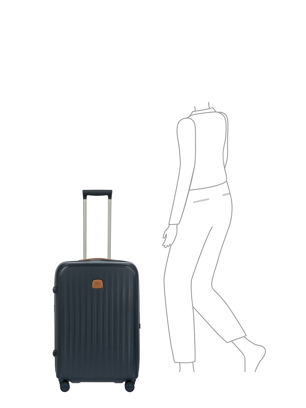 Bric's Taormina 4 ruote Carrello M 69 cm espandibile Bric's Taormina 4 ruote Carrello M 69 cm espandibile