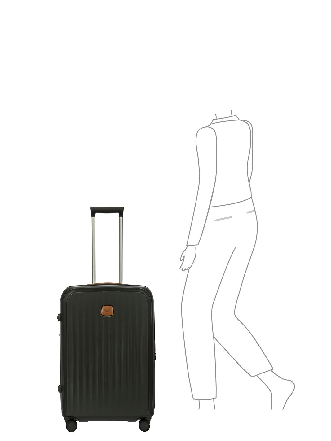 Bric's Taormina 4 ruote Carrello M 69 cm espandibile Bric's Taormina 4 ruote Carrello M 69 cm espandibile