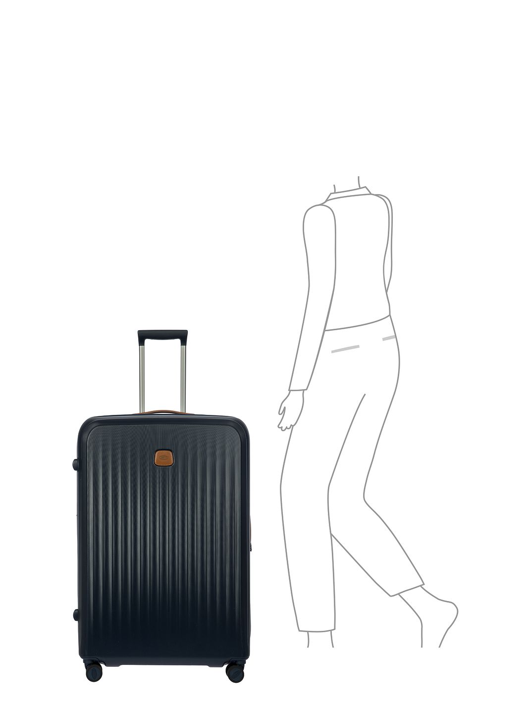 Bric's Taormina 4 ruote Carrello L 82 cm espandibile Bric's Taormina 4 ruote Carrello L 82 cm espandibile