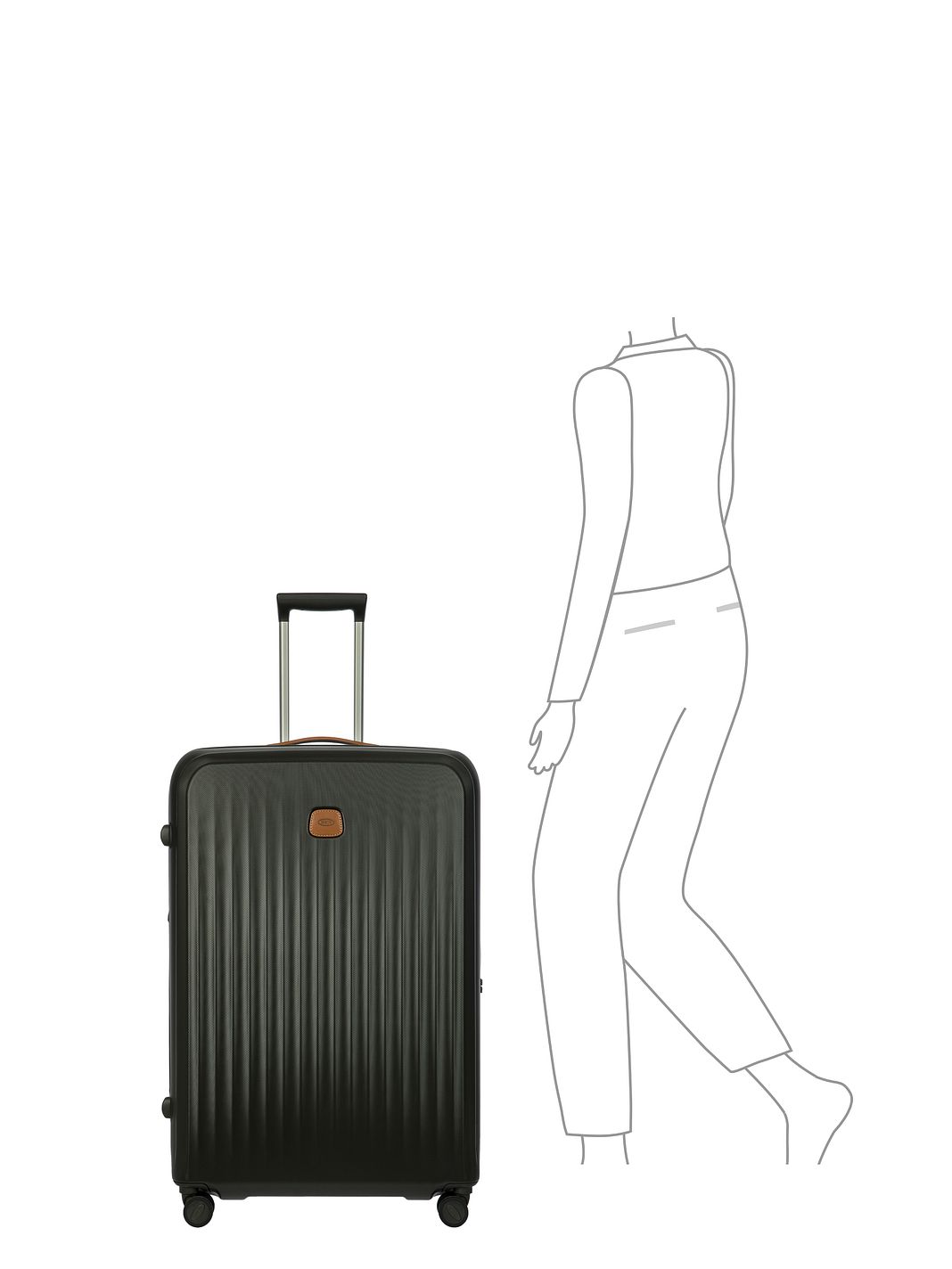 Bric's Taormina 4 ruote Carrello L 82 cm espandibile Bric's Taormina 4 ruote Carrello L 82 cm espandibile