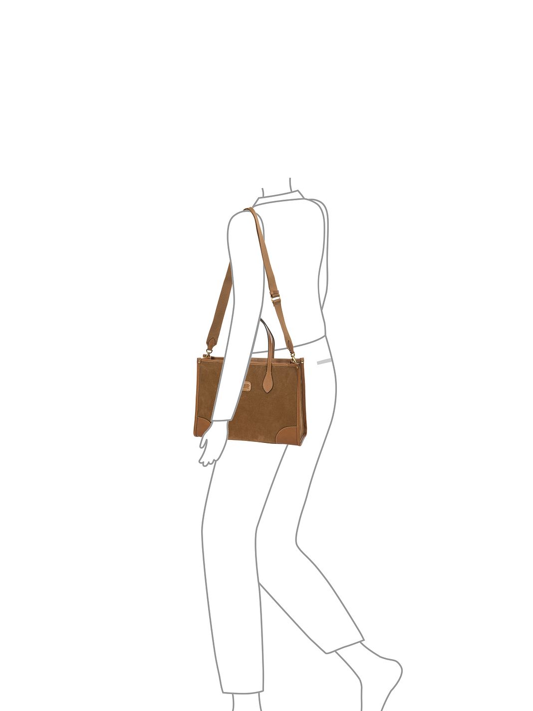 Bric's Life Borsa shopper S 35 cm Vano porta PC Bric's Life Borsa shopper S 35 cm Vano porta PC