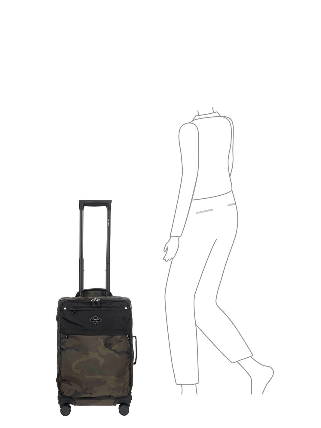 Bric's Bric´s x Replay 4 ruote Trolley cabina 55 cm